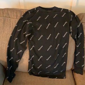 Supreme/HanesThermal Shirt. Size 34/36. Looks Small. Good Condition
